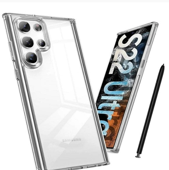 For Samsung Magsafe Magnetic Wireless Charging Case Galaxy S22 Ultra S22 Plus S22 Clear Shockproof Funda Coque Case