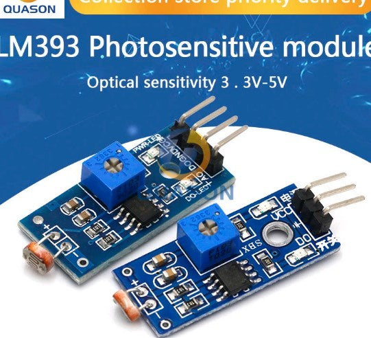 LM393 4pin Optical Sensitive Resistance Light Detection Photosensitive Sensor Module for arduino DIY Kit