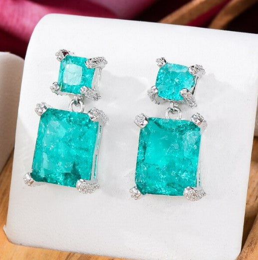 GODKI Luxury Hollow Waterdrop Earrings For Women Wedding Cubic Zirconia Dubai Bridal Earrings Costume Jewelry Gift Summer Party