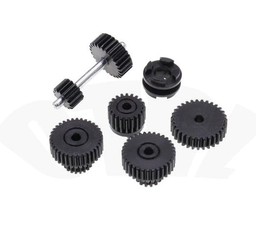 High Quality Metal Gears 370 Motor with Heat Sink for Speed Change Gear Box for WPL B1 B24 B16 B36 C24 1/16 4WD 6WD RC Car Parts