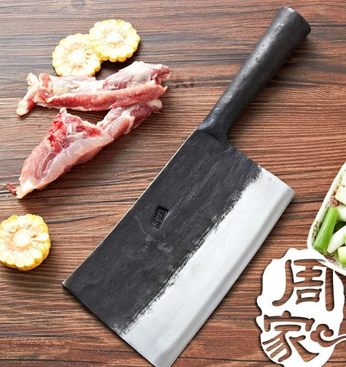 Free Shipping ZGX Professional Forged Chef Chop Bone Knife Kitchen Multifunctional Cutting Knives Handmade Butcher Knife