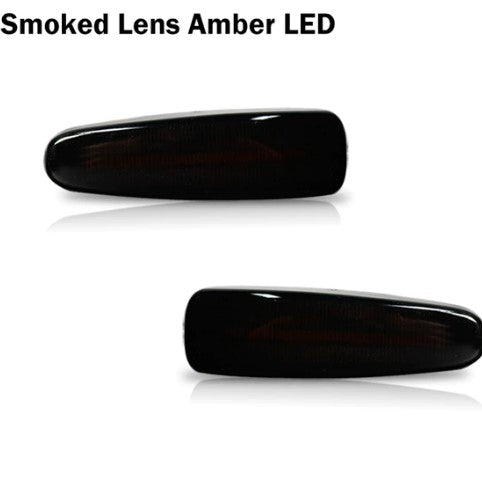 iJDM Sequential Blink Amber LED Side Marker Light For Mitsubishi Lancer Evo X Mirage Outlander Sport,Replace OEM Sidemarkers 12v