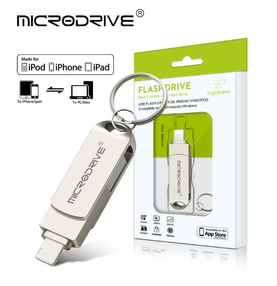 USB Flash Drive 128GB Pen Drive for iPhone X/XR/XS/ 8/7/6/iPad 64GB 32GB 256GB OTG Pendrive USB 3.0 Memory Stick for ios