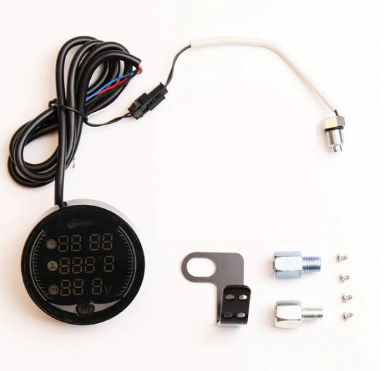 KOSO Motorcycle electronics For NMAX PCX XMAX 125 250 300 XJ6 CB650F AEROX Water Temperature Hour counter meter engine hours