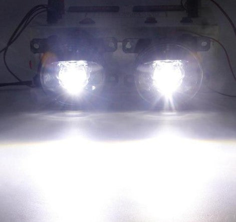 Fog Light Assembly For Renault Talisman 2016 2017 2018 Car Driver + Passenger LED Lens Fog Lamp Daytime Running Light H11 12V