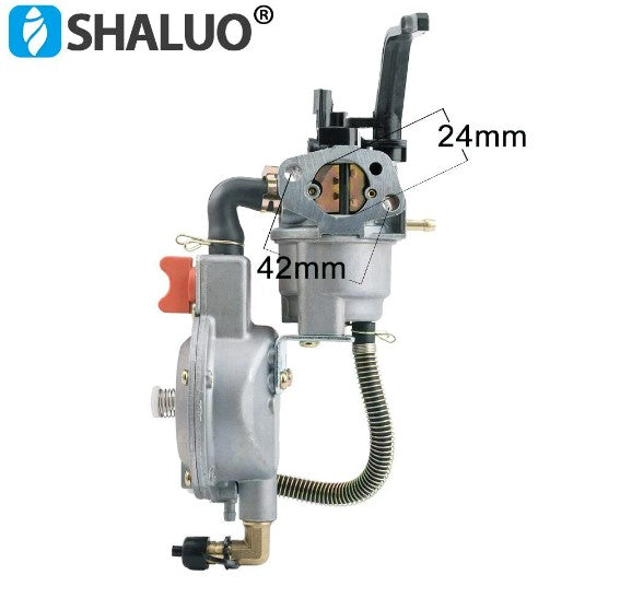 LPG168 Gasoline Generator Dual Fuel Carburetor Kit LPG NG Conversion Accessory For Electric Generator Parts 3KW 168F 170F 6.5HP