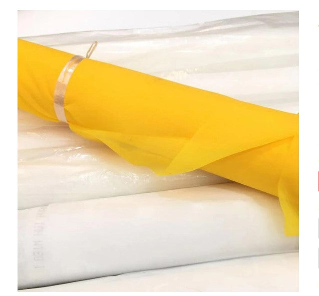 5/10/20 Meter 100/120/150T Silk Screen Printing Mesh 70CM Width 250/300/380M Yellow Polyester Screen Printing Mesh Fabric