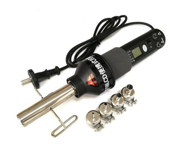 Hot Air Blower Heat Gun 8018lcd 220v 450w Bga Rework Soldering Station Welding Solder Iron 4 BGA Nozzles VS 858 8858 8032 858D