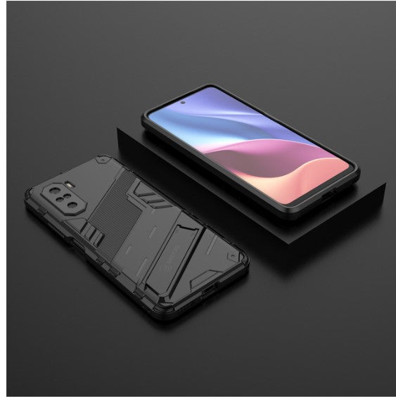 For Xiaomi PocoF3 Case Rugged Armor Shockproof Phone Case For Poco Poko Little F3 F 3 3F Car Magnetic Holder Stand Back Cover