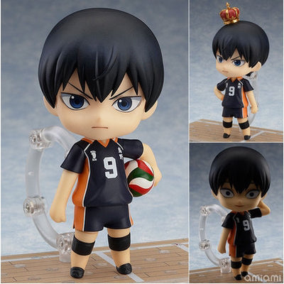 Domestic high-quality version of the volleyball junior Nendoroid 616#Q version of the Tsukishima firefly joints movable face-changing hand office boy