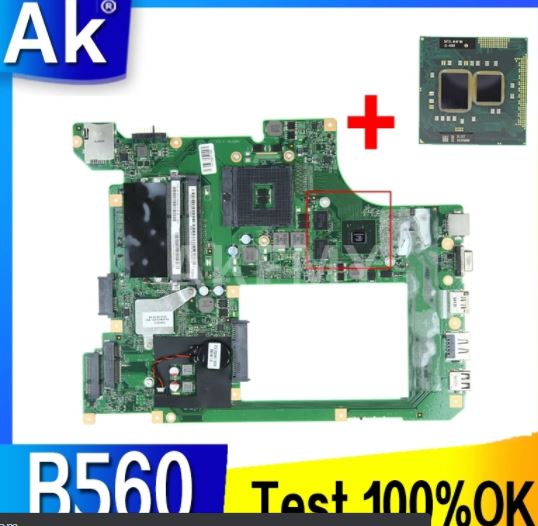 Akemy For Lenovo B560 Motherboard 48.4JW06.011 10203-1 LA56 MB HM55 G 310M graphics Free CPU