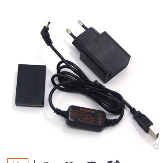 USB power cord LP-E12 fake battery DR-E12 suitable for Canon EOSM M2 M10 M50 M100 M200
