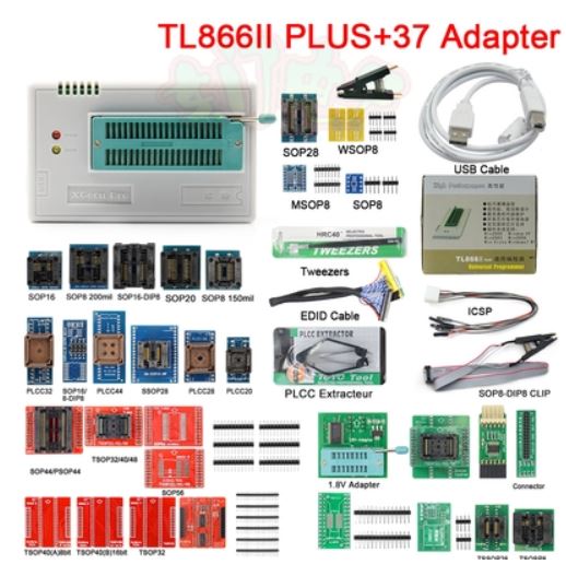 TL866II Universal USB programmer notebook routing BGA LCD motherboard bios car NAND burning