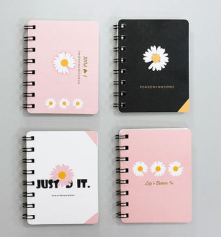 Cartoon rollover A7 coil book word book cute notepad pocket book students carry mini notebooks