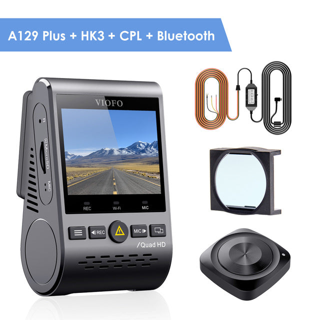 VIOFO A129 Plus Car DVR Dash Cam Car Video Recorder Quad HD Night Vision Sony Sensor 2K 60fps DashCam GPS DVR with Parking Mode