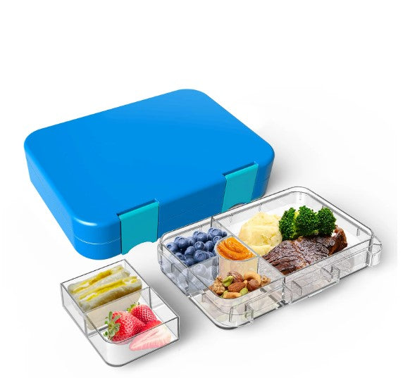 Bento Lunch Box For Kids Multi Compartment Leakproof Food Grade PP Safe Outdoors Children Lunch Box Microwavable Eco-friendly