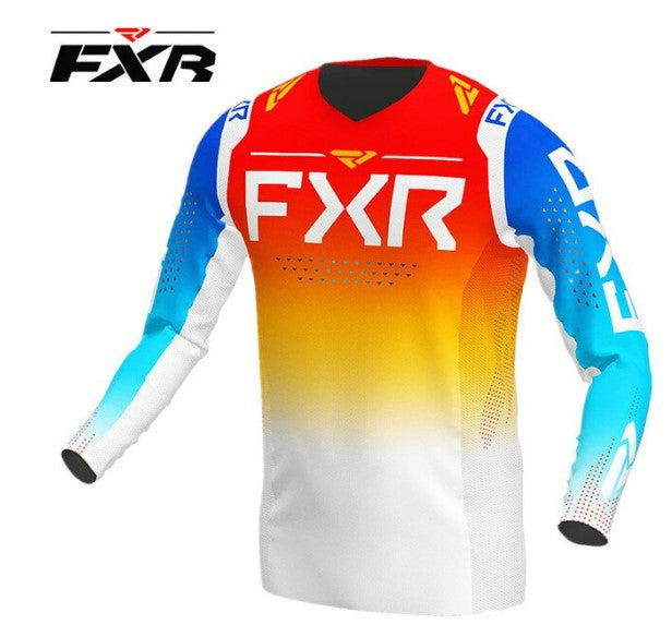 FXR Downhill Jersey Motocross Shirt Moto Mountain bike Men's cycling Mtb Jersey DH Enduro Sportswear Long Sleeve Sports Shirt