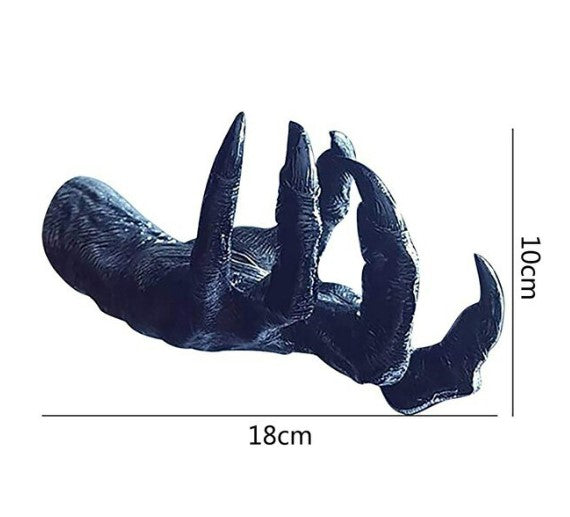 2022 Personality Witch's Hand Wall Hanging Statues Aesthetic Art Sculpture Resin Retro Wall Witch Hand Ornament Home Decoration