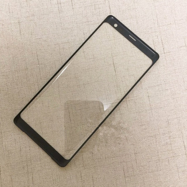 XZ 3 Outer Screen For Sony Xperia XZ3 Front Touch Panel LCD Display Out Glass Cover Lens Phone Repair Replace Parts