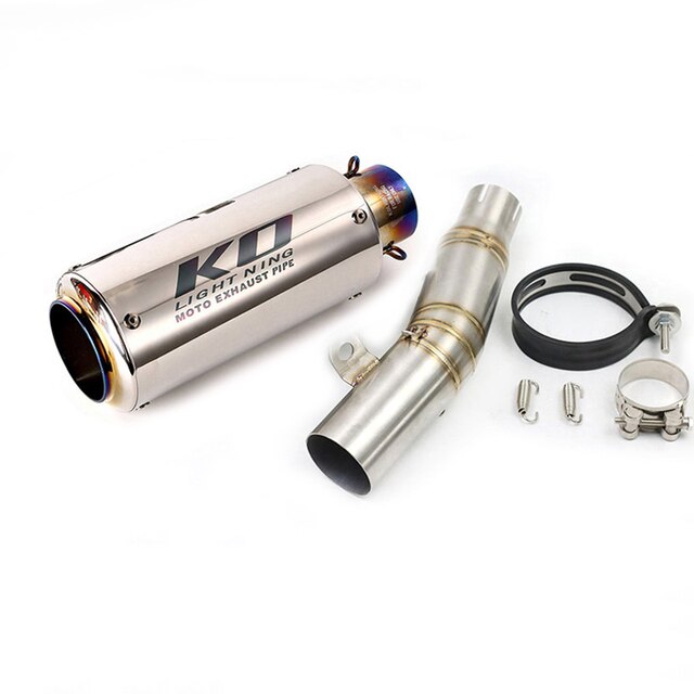 YZF-R6 Motorcycle Exhaust Muffler Escape Silencer Connector Pipe Middle Link for Yamaha YZF R6 2006-2016