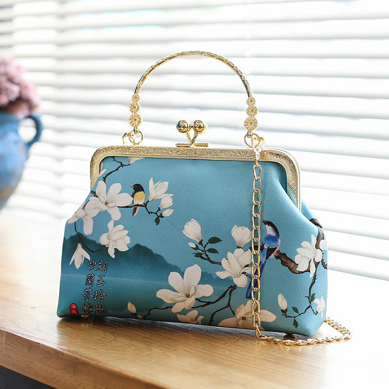 One-shoulder Crossbody With Cheongsam Bag Retro