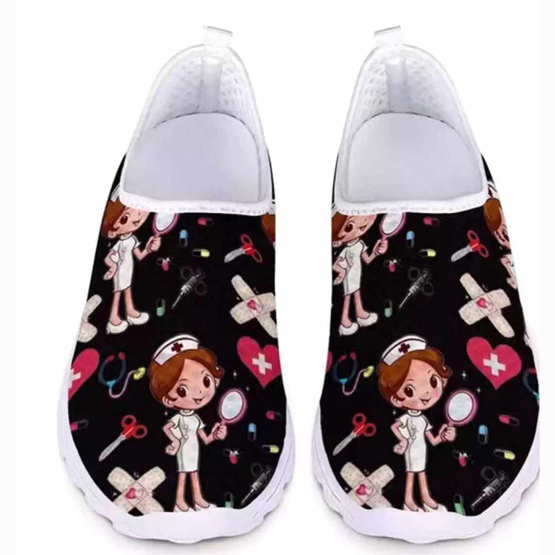 Round Toe Flat Cartoon Women's Shoes