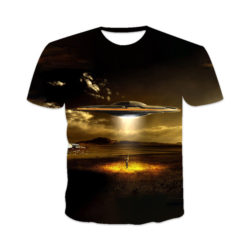 Trendy Men's 3D Digital Print T-shirt