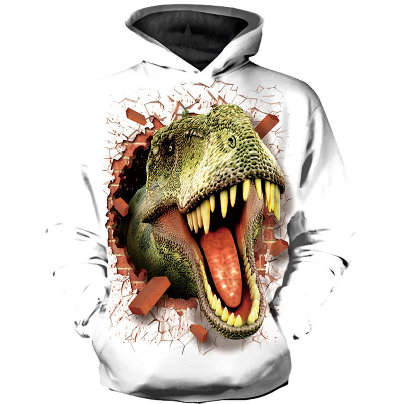 Children's Sweater Dinosaur Pattern 3D Digital Printing Top