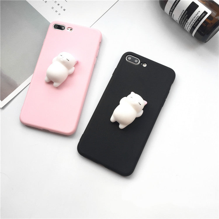 Creative Pinch Cat Soft Shell Couple