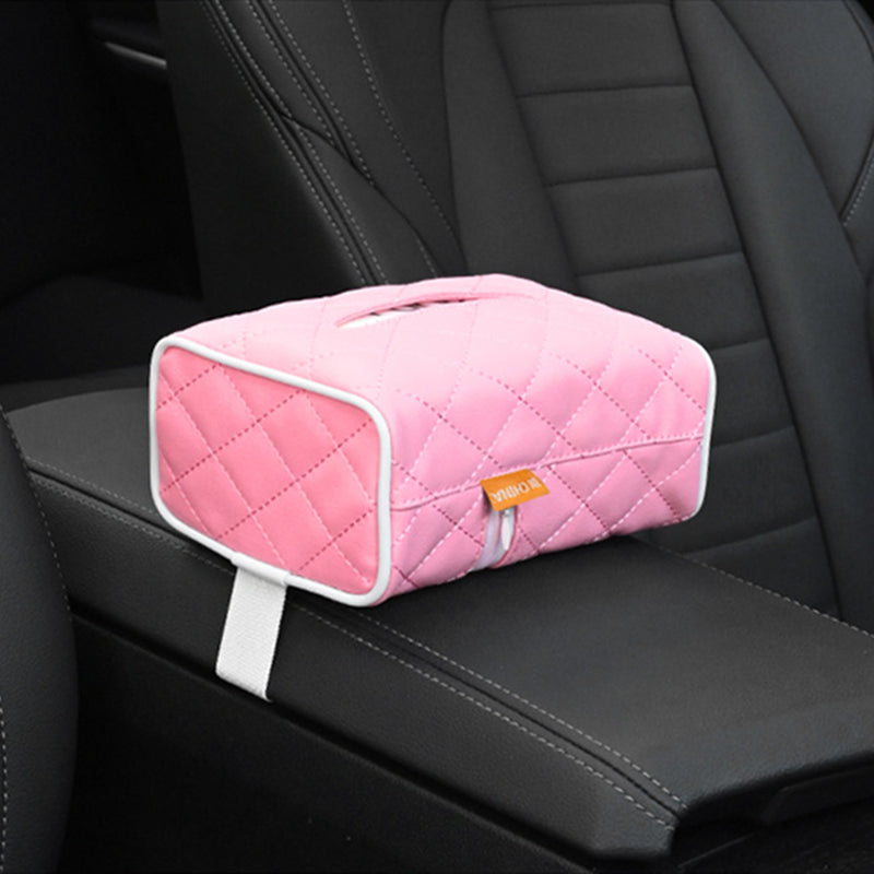 Car Tissue Box Bag Hanging Storage Household