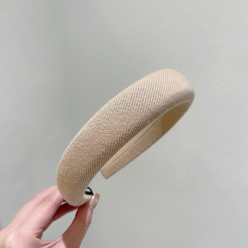 Wide-brimmed Sponge Headband High Cranial Crest Niche Pressure Hair