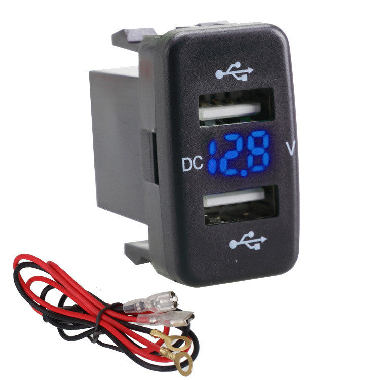 Voltmeter Original Hole USB4.2A Car Charger Special Non-destructive Modification