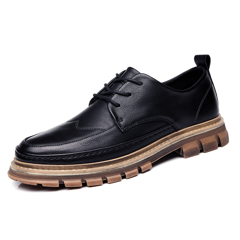 Low Cut Soft Sole Men's Leather Shoes