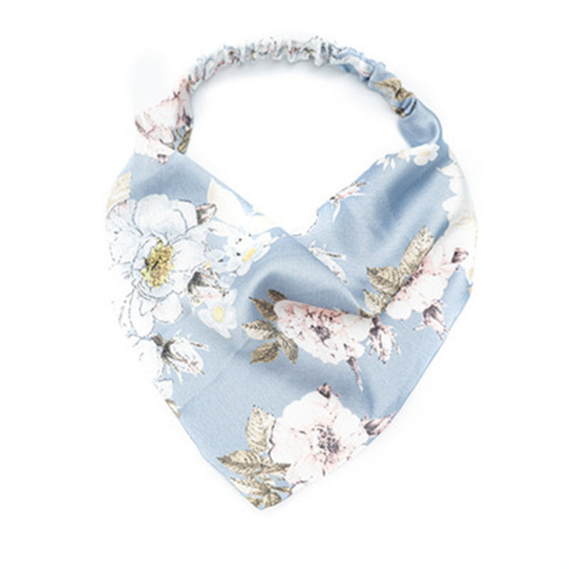 Stretch Big Flower Elasticated Headband Girl