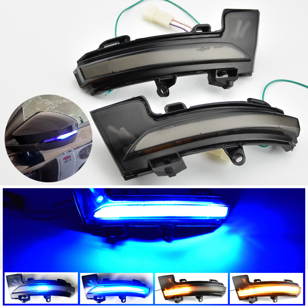 A Touch Of Blue Rearview Mirror Running Water Turn Signal Light