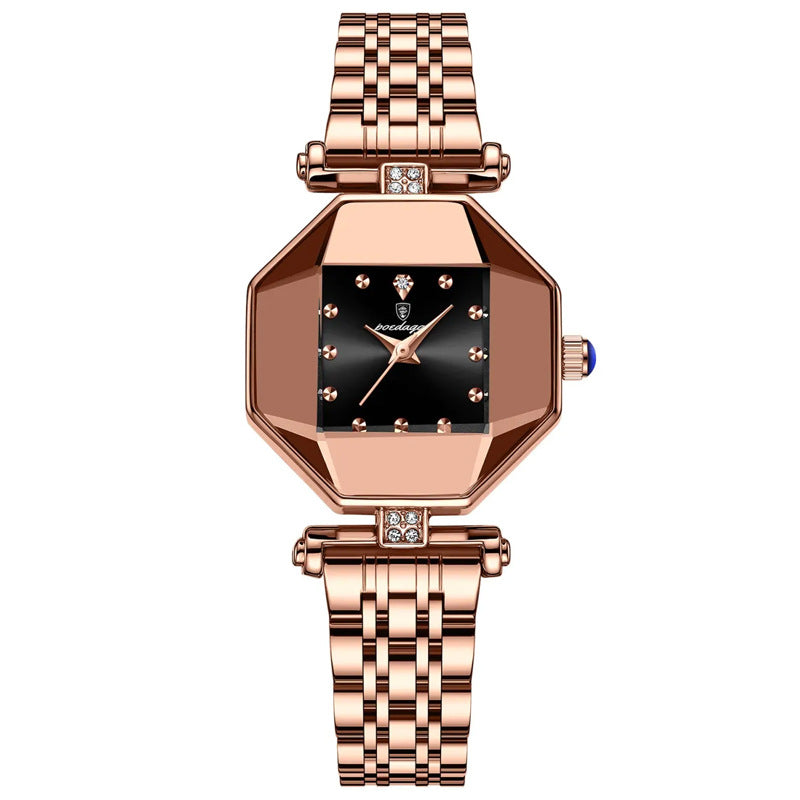 Women's Fashion Quartz Watch Square Waterproof