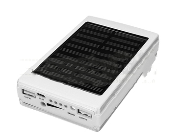 Mobile Power Portable Solar Power Bank Charger DIY Box Materials LED