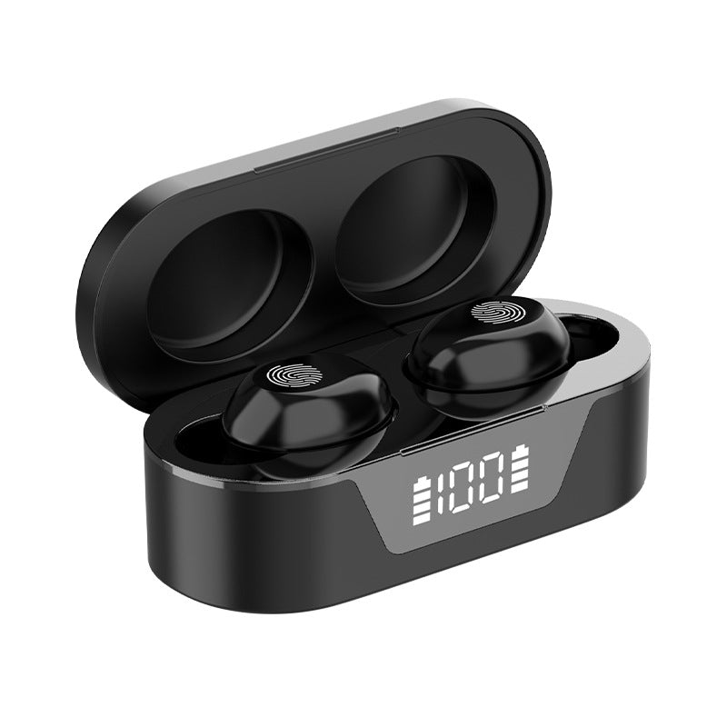 Private Model Mini Bluetooth Headset With Battery Display Touch