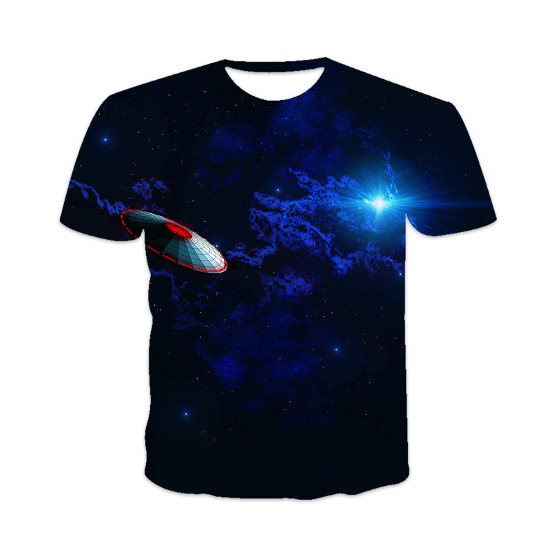 Trendy Men's 3D Digital Print T-shirt