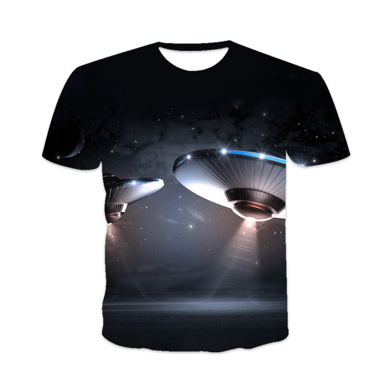 Trendy Men's 3D Digital Print T-shirt