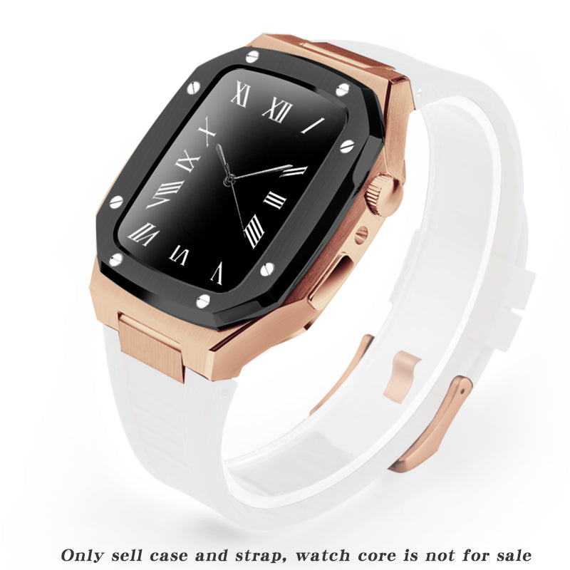 Metal Watch Case Rubber Strap Smart Watch Accessories