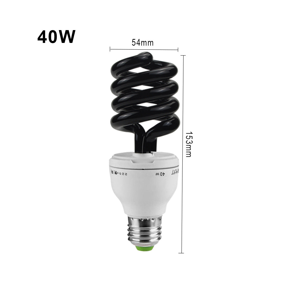 Spiral energy-saving ultraviolet fluorescent lamp