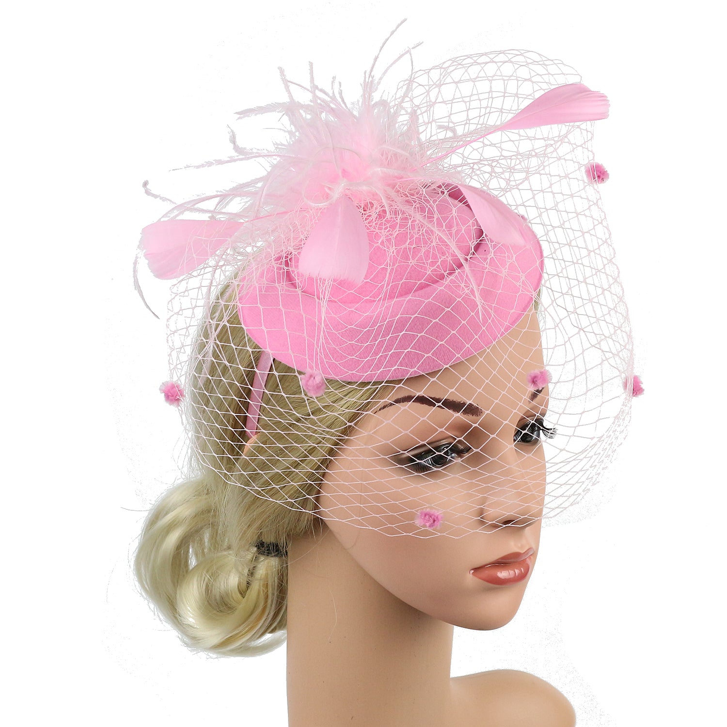 European And American Bridal Wedding Net Yarn Hair Accessories Fashion Headband Headdress