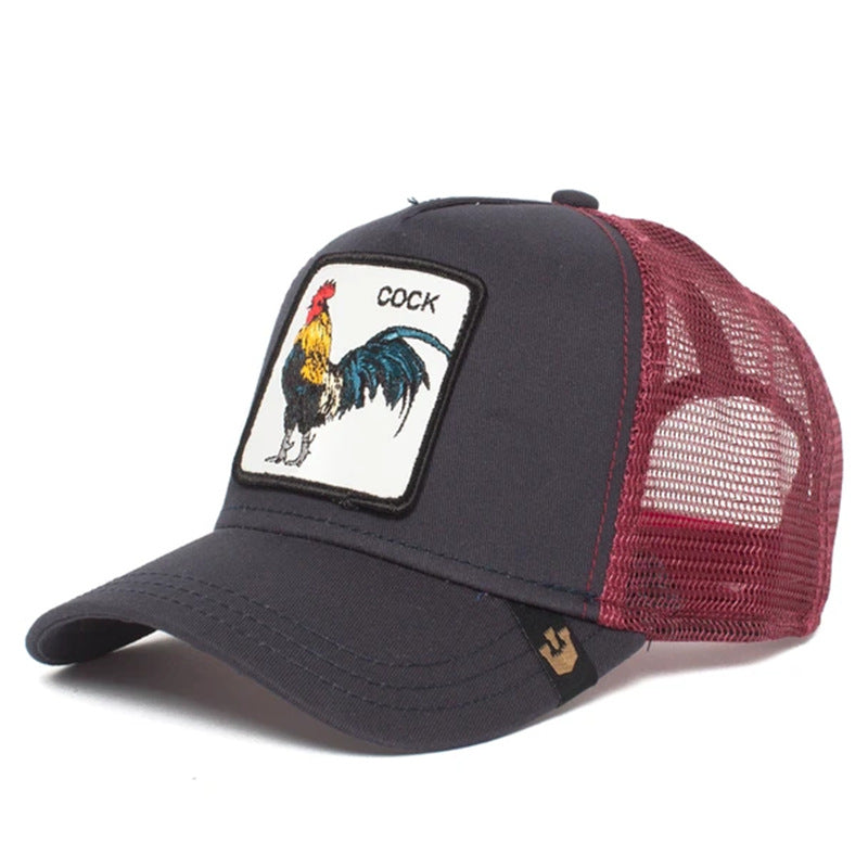 Animal Shape Embroidery Baseball Hat Fashion Personality Hip Hop