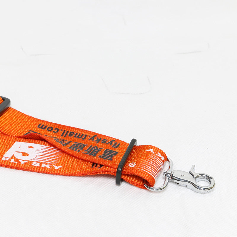 Fashionable Lanyard With Adjustable Length Metal Buckle