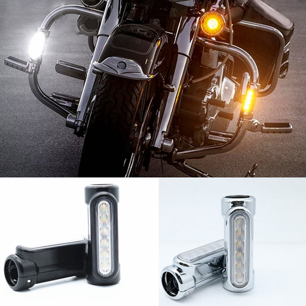 Motorcycle Retro Retrofit LED Aluminum Alloy Turn Light