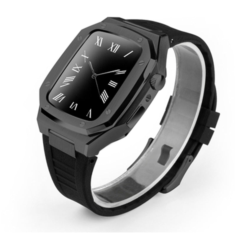 Metal Watch Case Rubber Strap Smart Watch Accessories