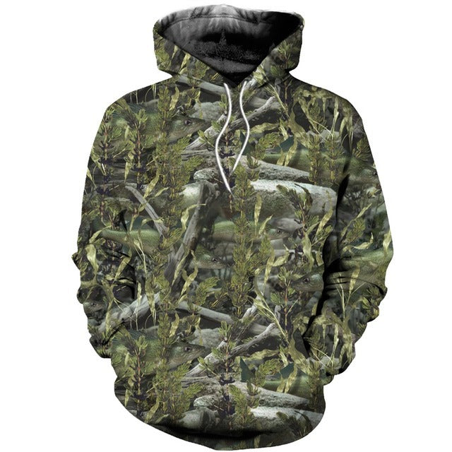 Popular Fishing Camping Digital Printing Sweater Men's Clothing