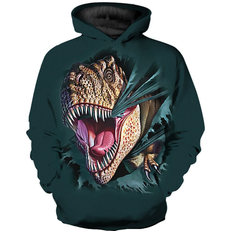 Children's Sweater Dinosaur Pattern 3D Digital Printing Top