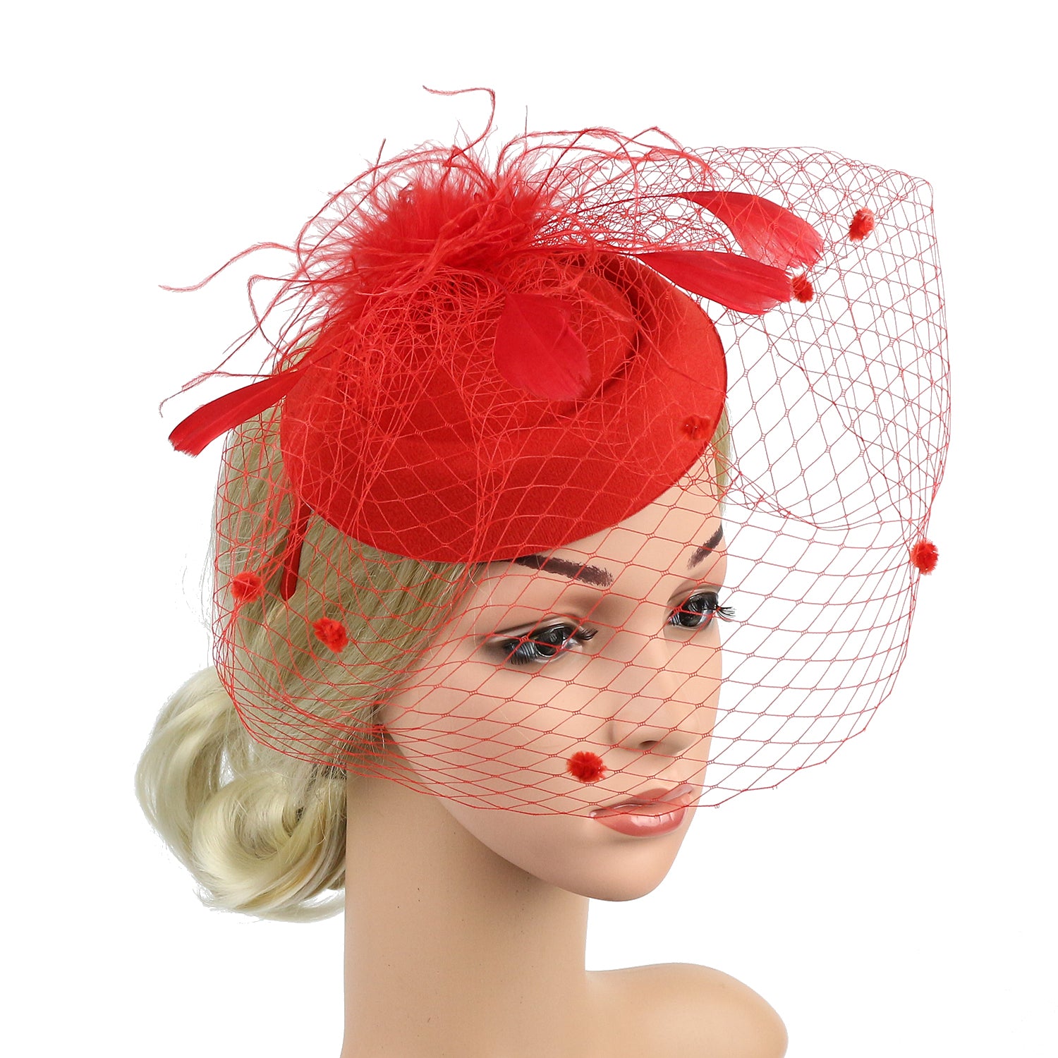 European And American Bridal Wedding Net Yarn Hair Accessories Fashion Headband Headdress